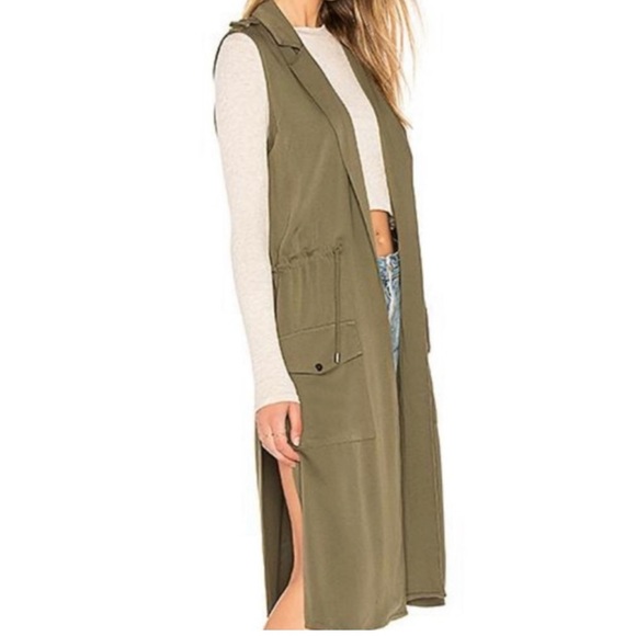BB Dakota Olive Green Vest - Picture 2 of 6